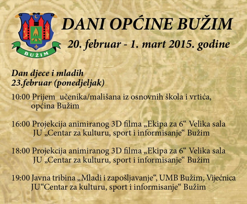 DANAS “DAN DJECE I MLADIH”