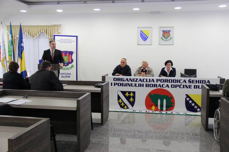 ODRŽANA SKUPŠTINA ORGANIZACIJE PORODICA ŠEHIDA I POGINULIH BORACA OPĆINE BUŽIM