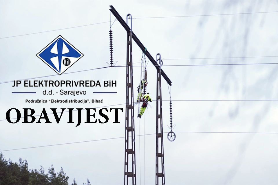 OBAVIJEST O PREKIDU ISPORUKE ELEKTRIČNE ENERGIJE