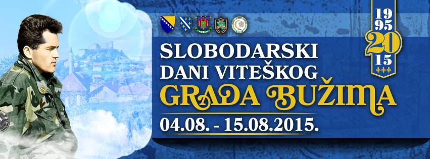 OBAVIJEST ZA SPONZORE MANIFESTACIJE SLOBODARSKI DANI VITEŠKOG GRADA BUŽIMA