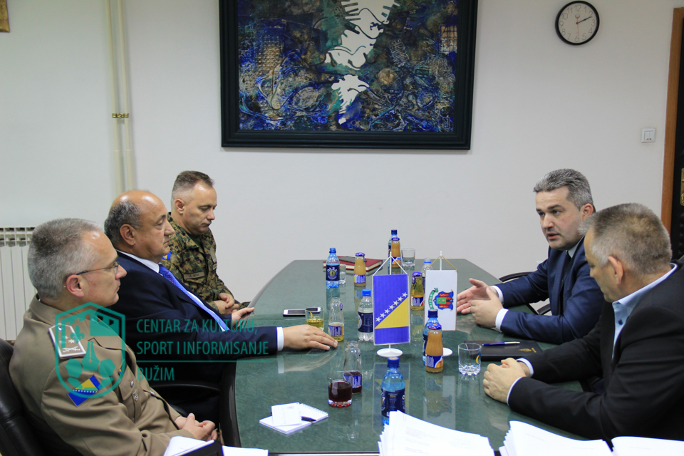 ZAMJENIK MINISTRA ODBRANE U SLUŽBENOJ POSJETI OPĆINI BUŽIM