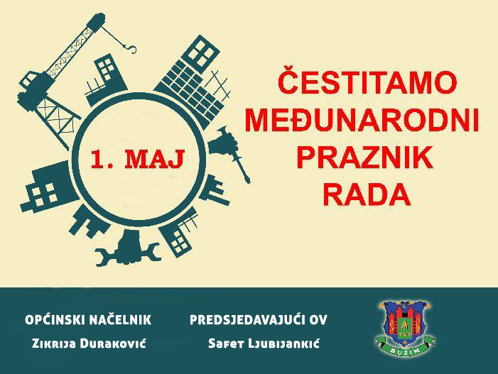 ČESTITKA ZA 1. MAJ – MEĐUNARODNI PRAZNIK RADA