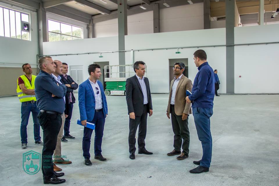 KOORDINATOR  TIKA-E ZA BIH OMER FARUK ALIMCI POSJETIO RADOVE NA IZGRADNJI II FAZE BUŽIMSKE DVORANE