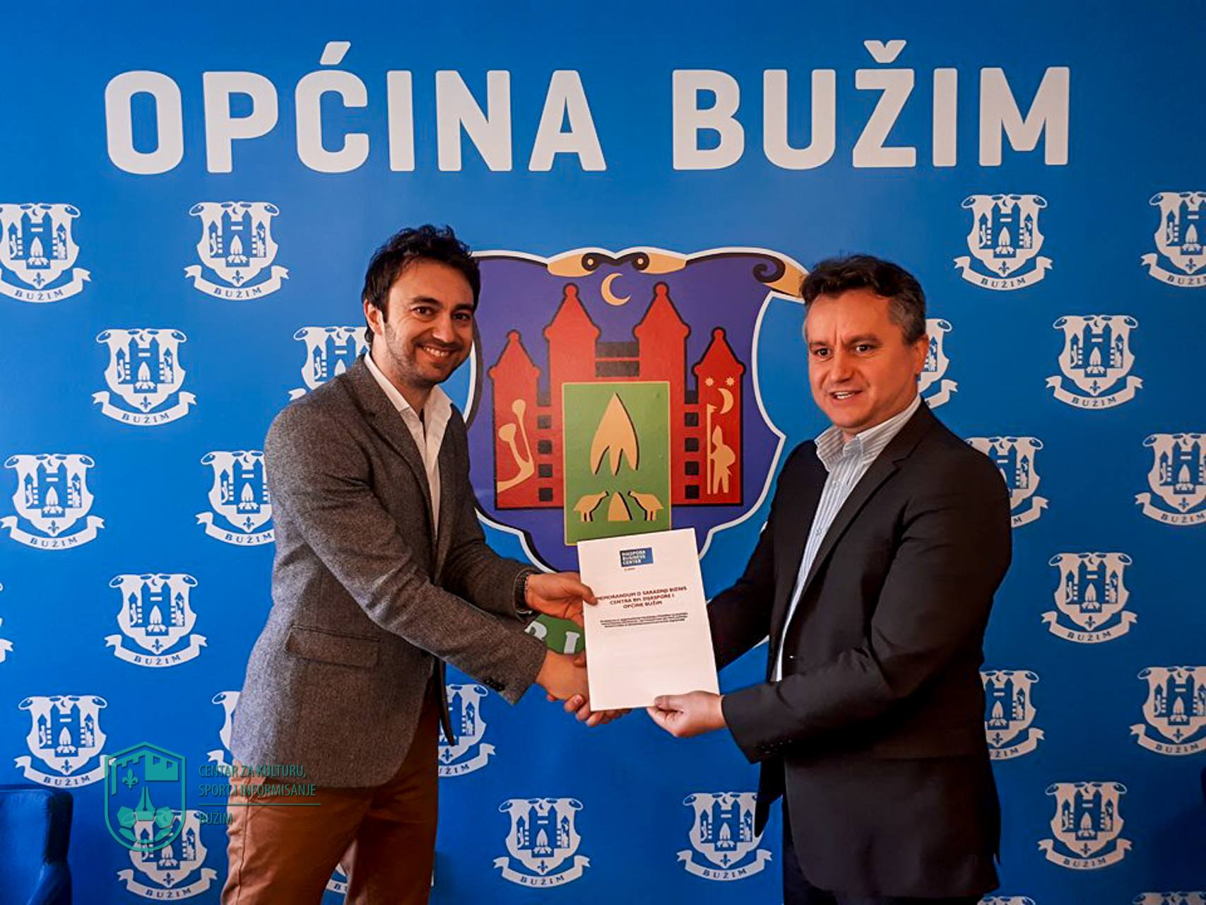 OPĆINA BUŽIM POTPISALA MEMORANDUM O SARADNJI SA GRUPACIJOM “NAŠA PERSPEKTIVA”