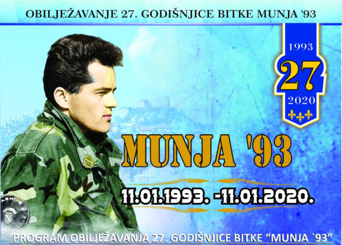 NAJAVA: PROGRAM OBILJEŽAVANJA 27. GODIŠNJICE BITKE “MUNJA `93”