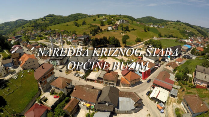 NAREDBA ŠTABA CIVILNE ZAŠTITE BUŽIM