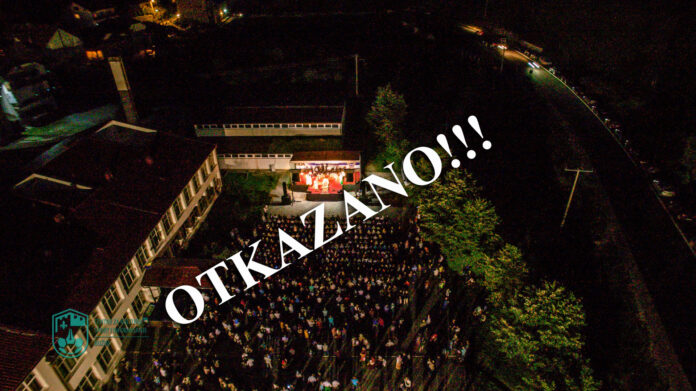 OTKAZANA ZAVRŠNICA MANIFESTACIJE “SLOBODARSKI DANI VITEŠKOG GRADA BUŽIMA 2020”