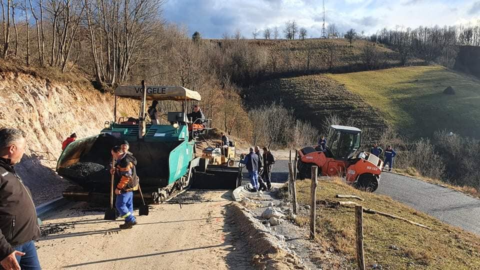 ASFALTIRAN LOKALNI PUT MAHMIĆA MOST-HANDANI