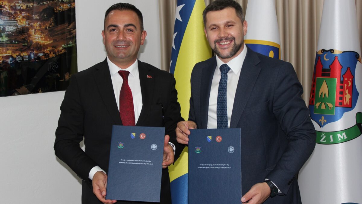 POTPISANA POVELJA O BRATIMLJENJU OPĆINE BUŽIM I OPĆINE BIGE IZ TURSKE