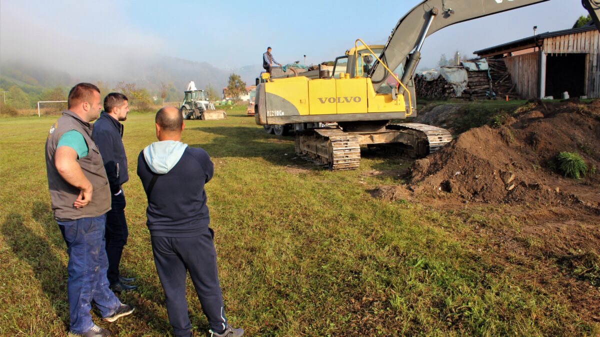 POČELA IZGRADNJA FISKULTURNE SALE U ČAVI