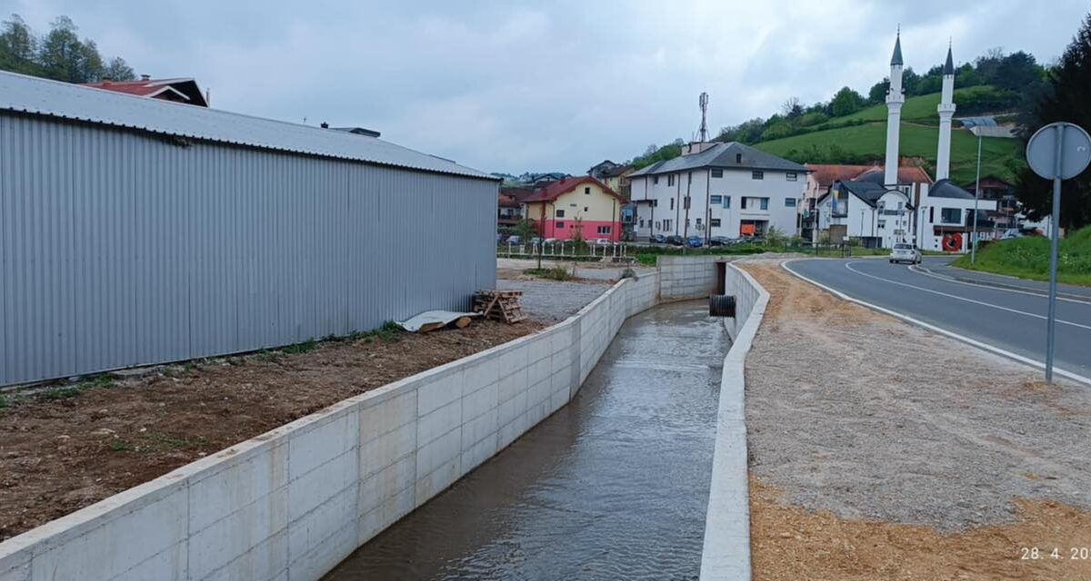 ZAVRŠEN PROJEKAT UREĐENJA KORITA BUŽIMNICE