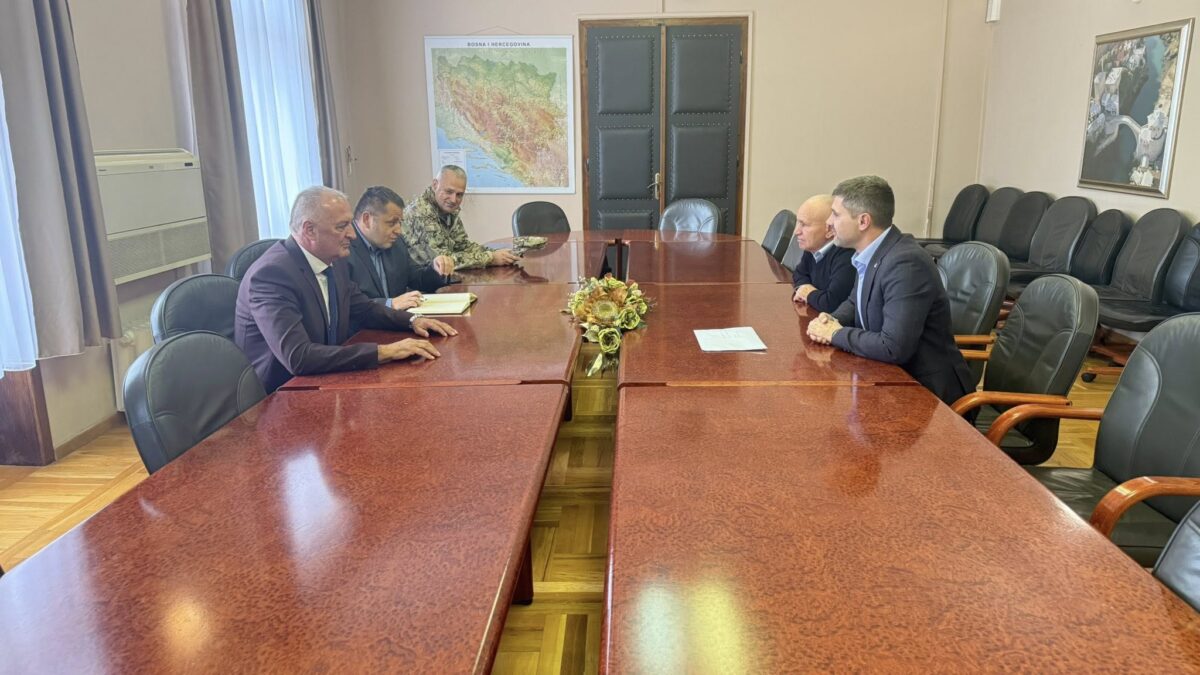 NAČELNIK OPĆINE U RADNOJ POSJETI MINISTARSTVU ODBRANE