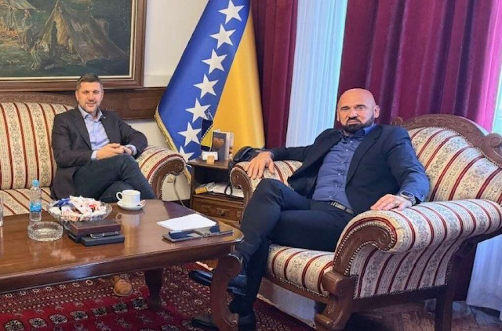 NAČELNIK NANIĆ U SLUŽBENOJ POSJETI FEDERALNOM MINISTRU POLICIJE ISAKU