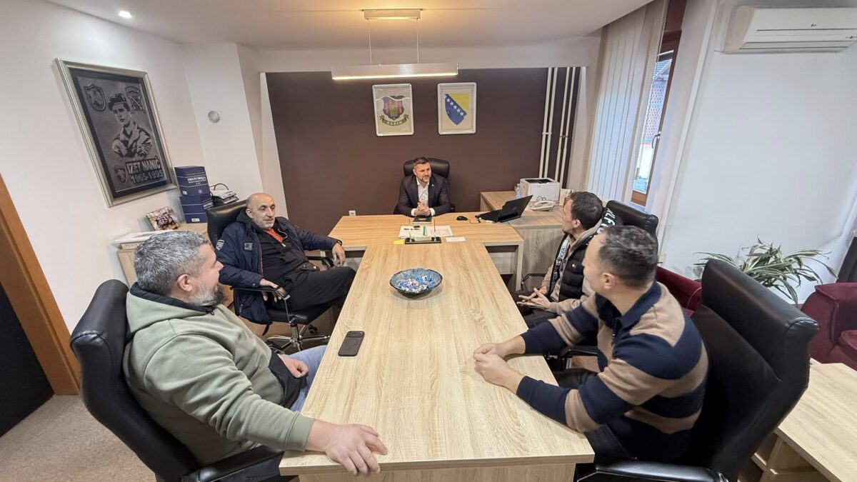 RUKOVODSTVO SRD “ŠARAN” NA PRIJEMU KOD OPĆINSKOG NAČELNIKA